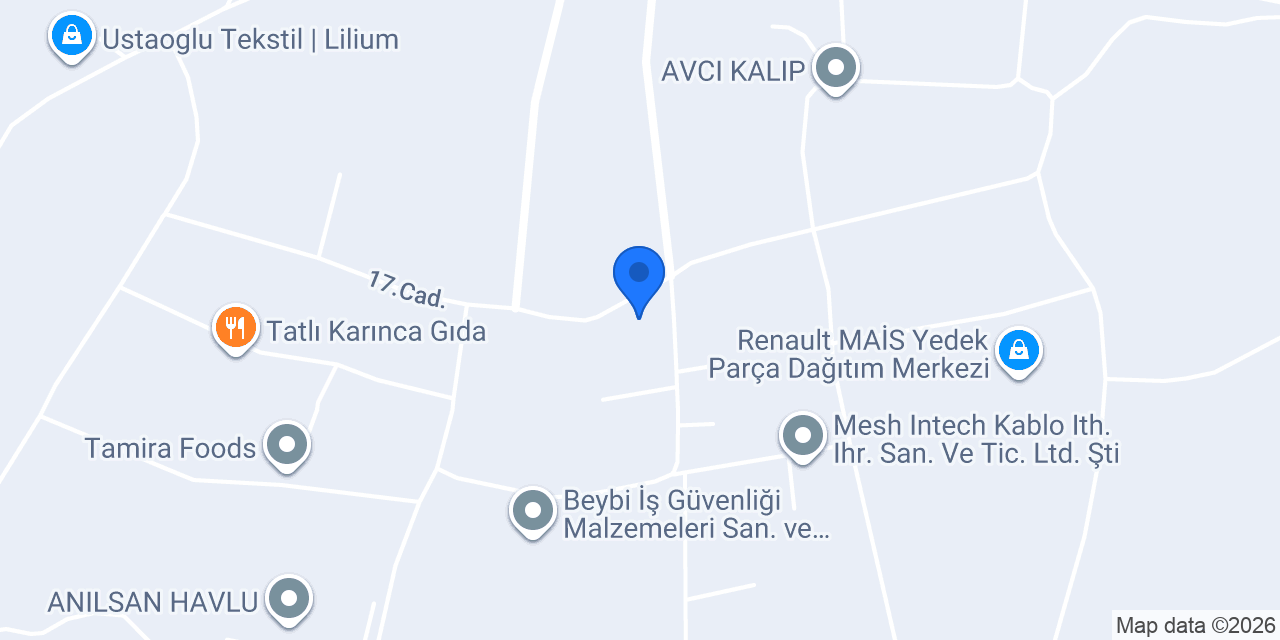 Aymes Tekstil konumu
