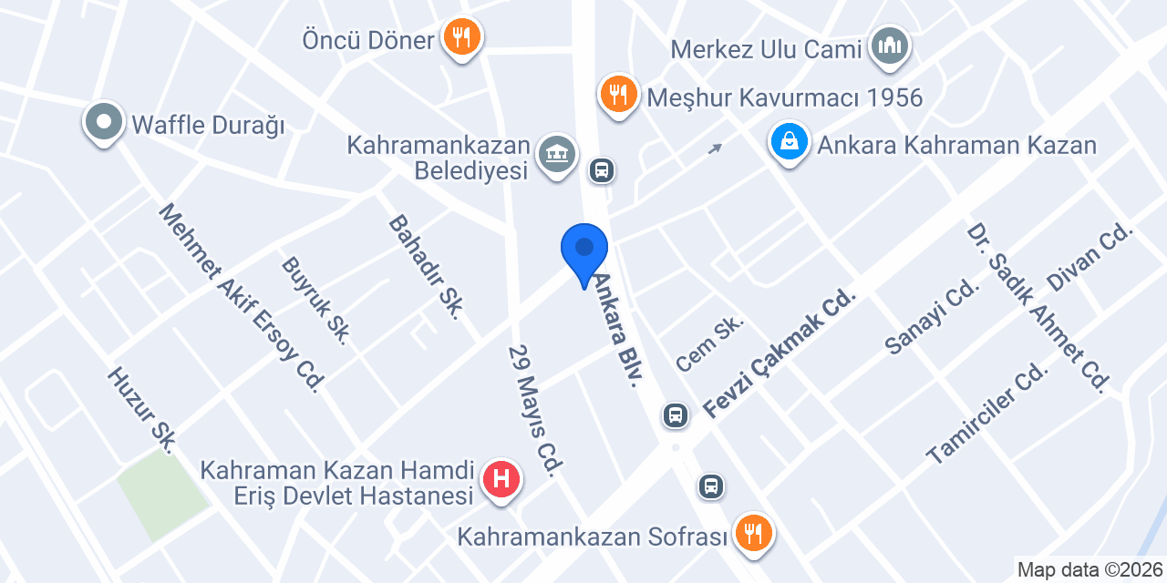 Ayaş Emlak konumu