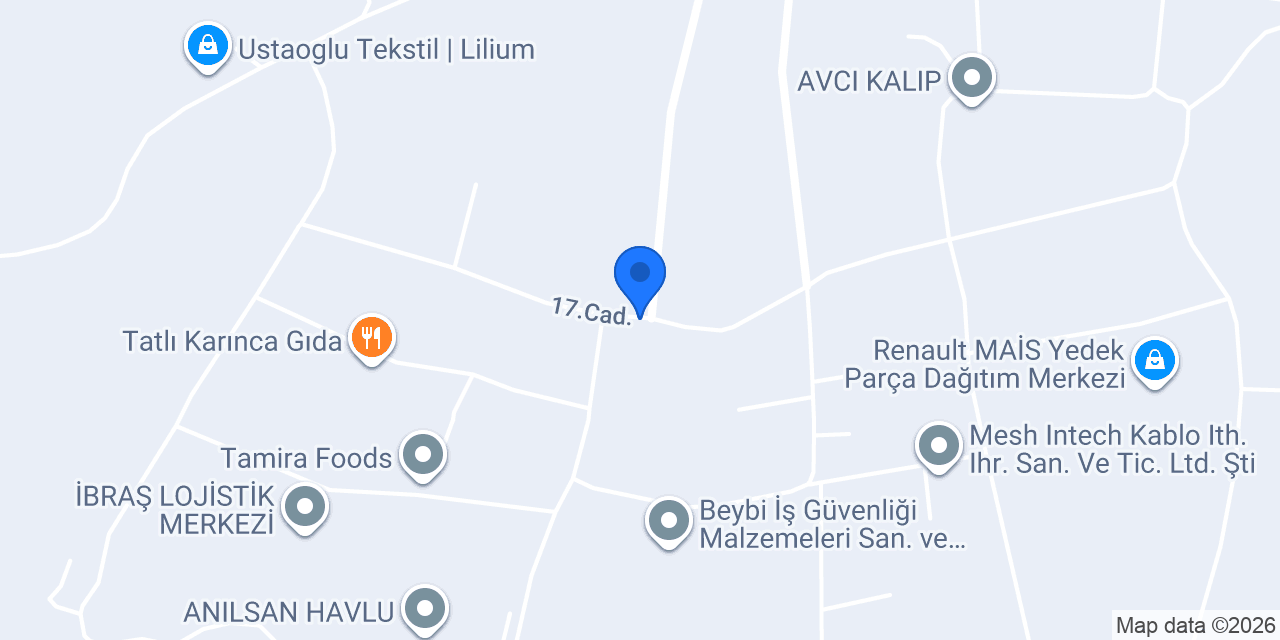 Arna Tekstil konumu