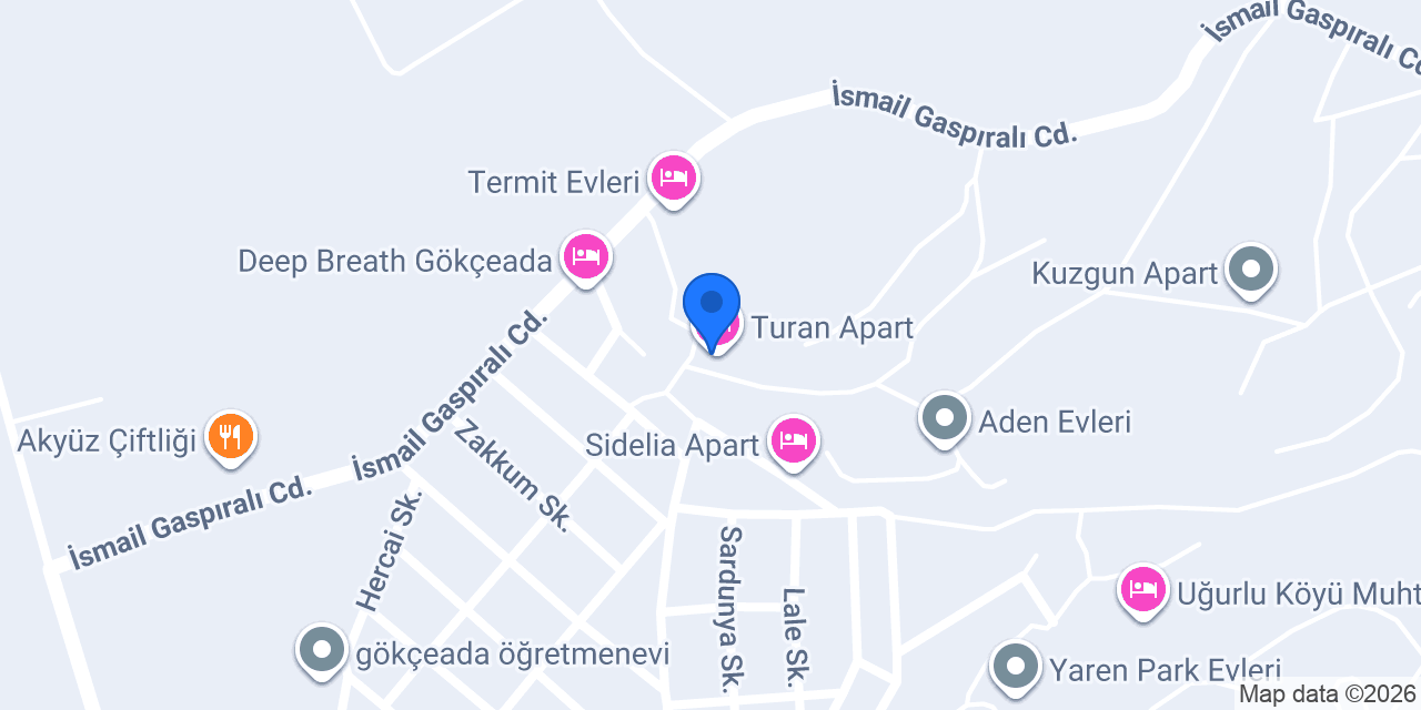 Turan Apart konumu