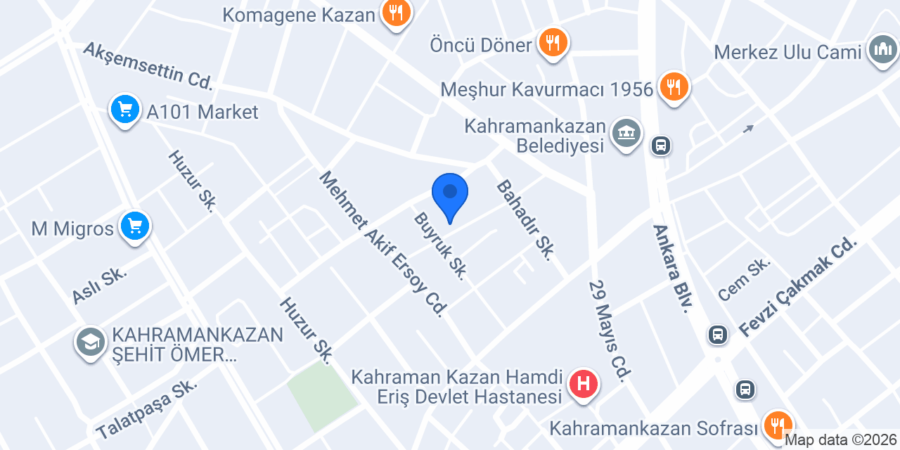 Duru Aksesuar konumu