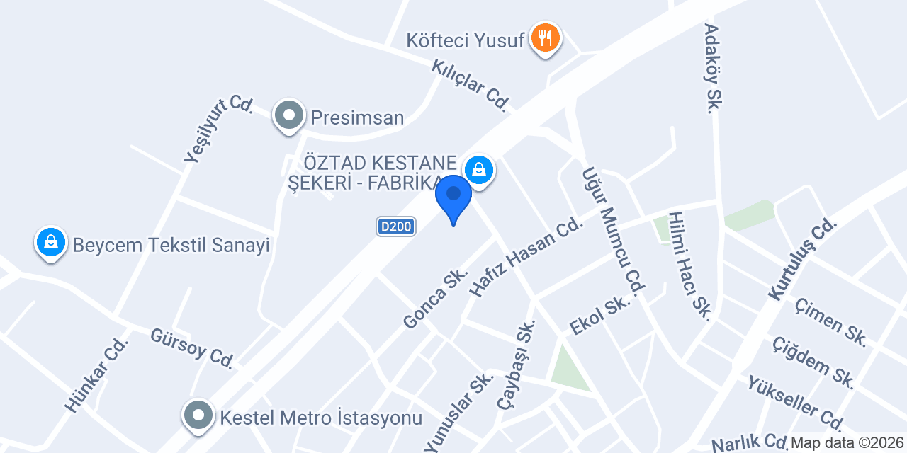 Duva Mobilya konumu