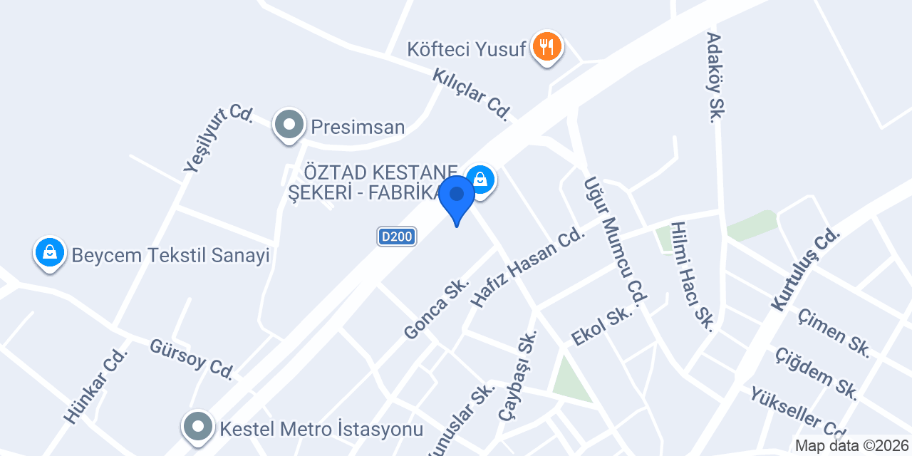 Makro Prefabrik Bursa konumu