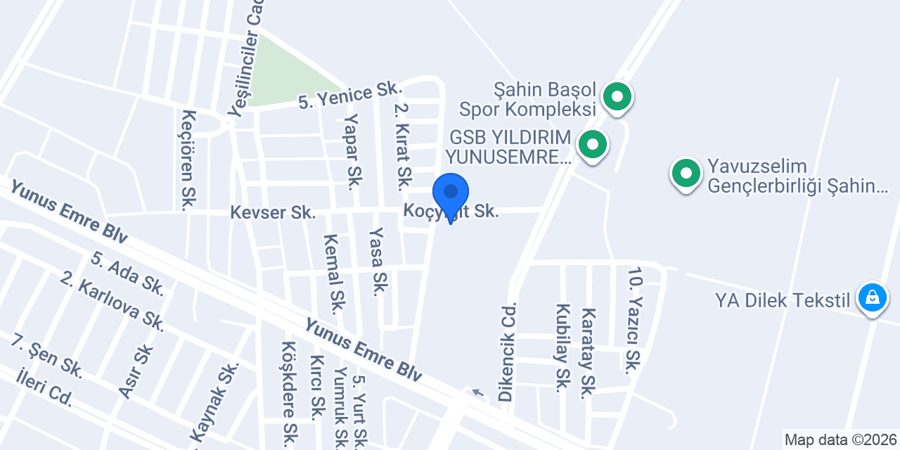 Köroğlu İplik konumu