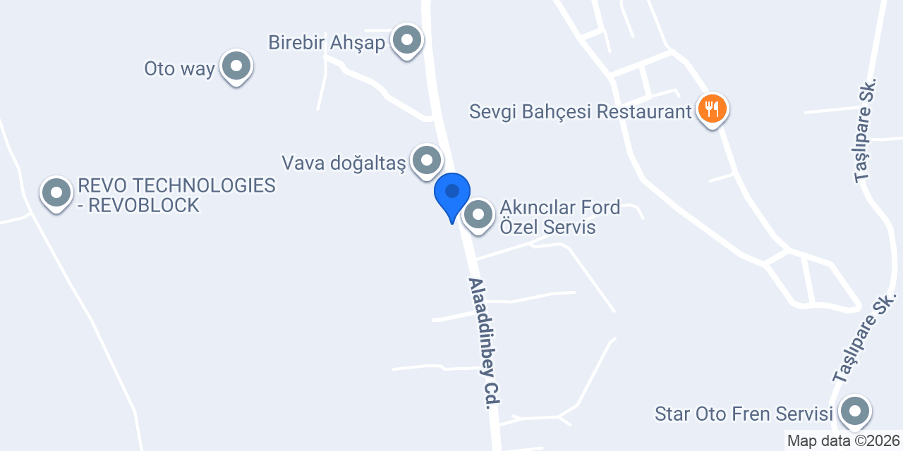 Nova Seramik Depo konumu
