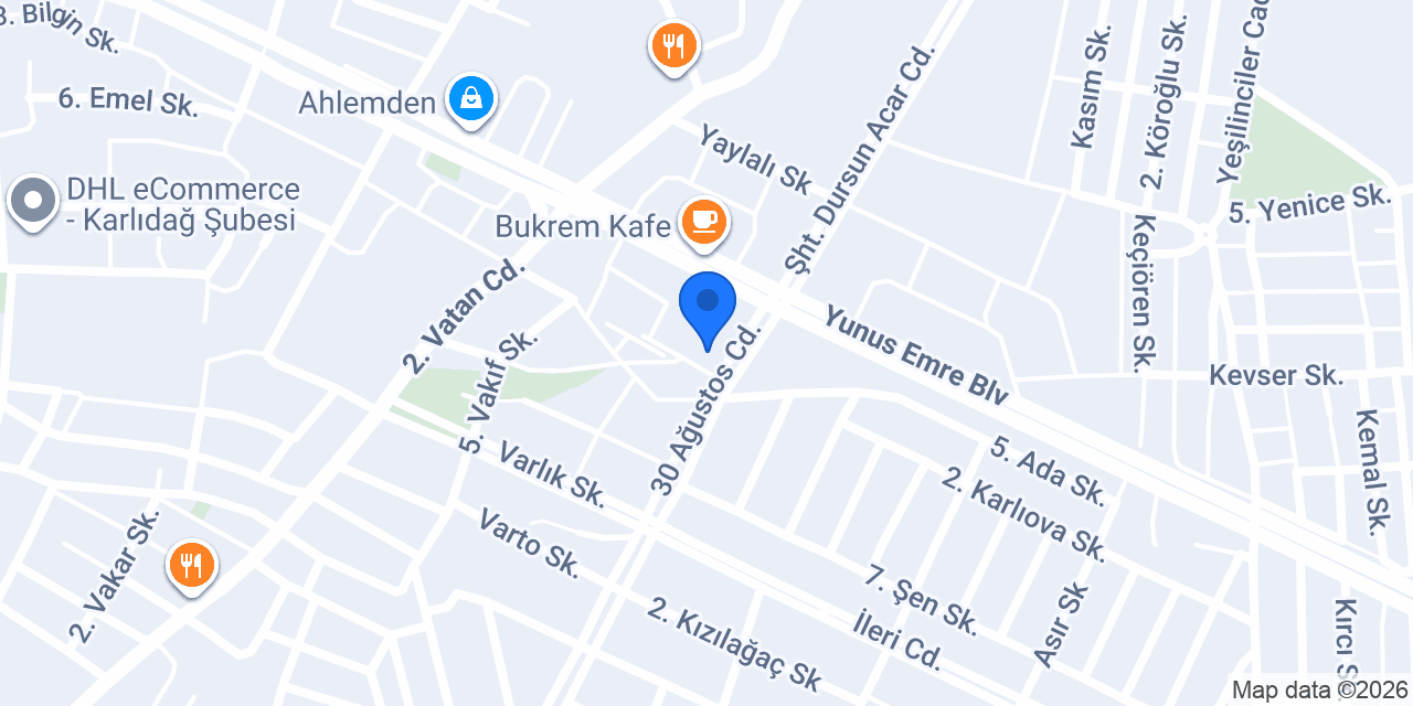 Ece Sürücü Kursu konumu