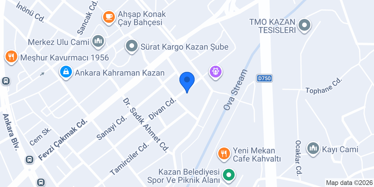 Kahramankazan Egzoz konumu