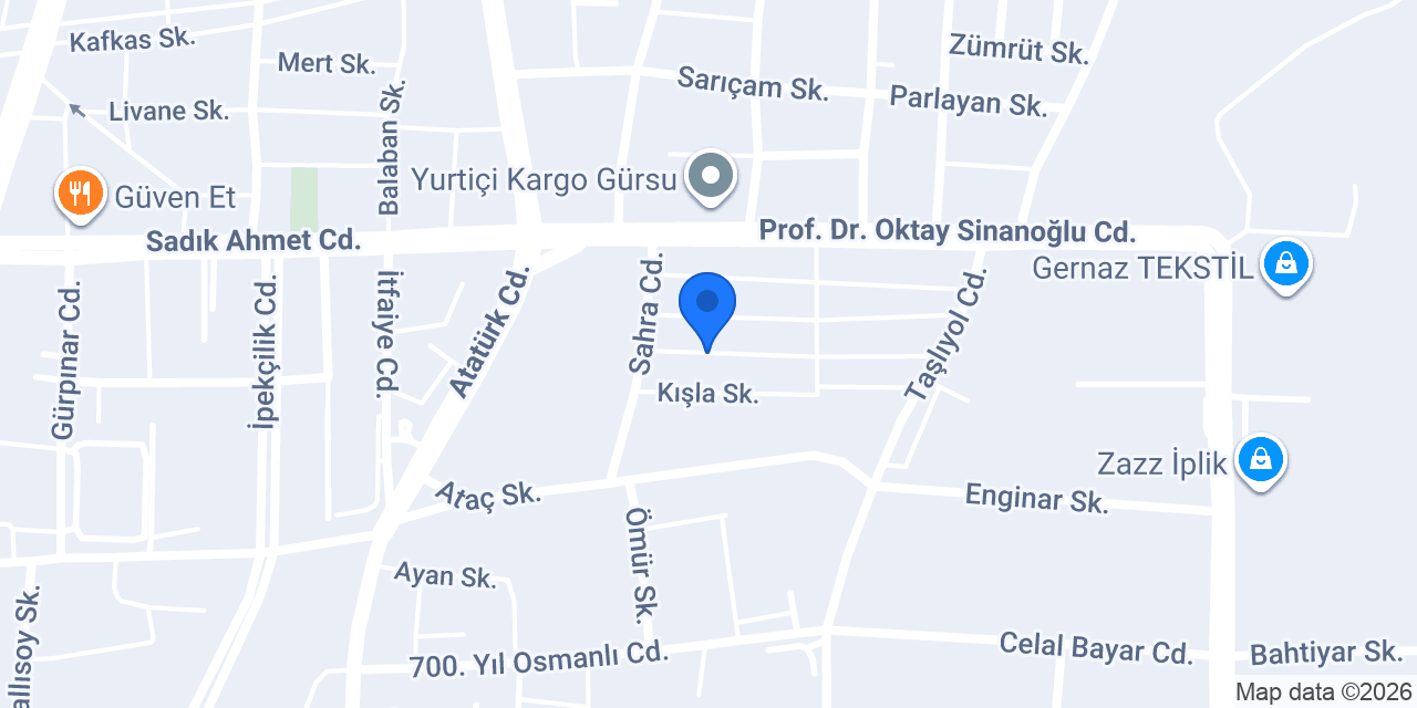 Sngcelikcatim konumu