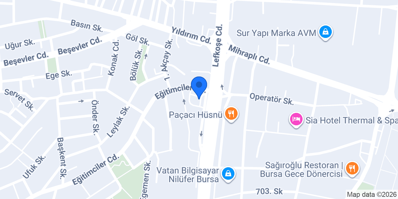 Petrol Ofisi konumu