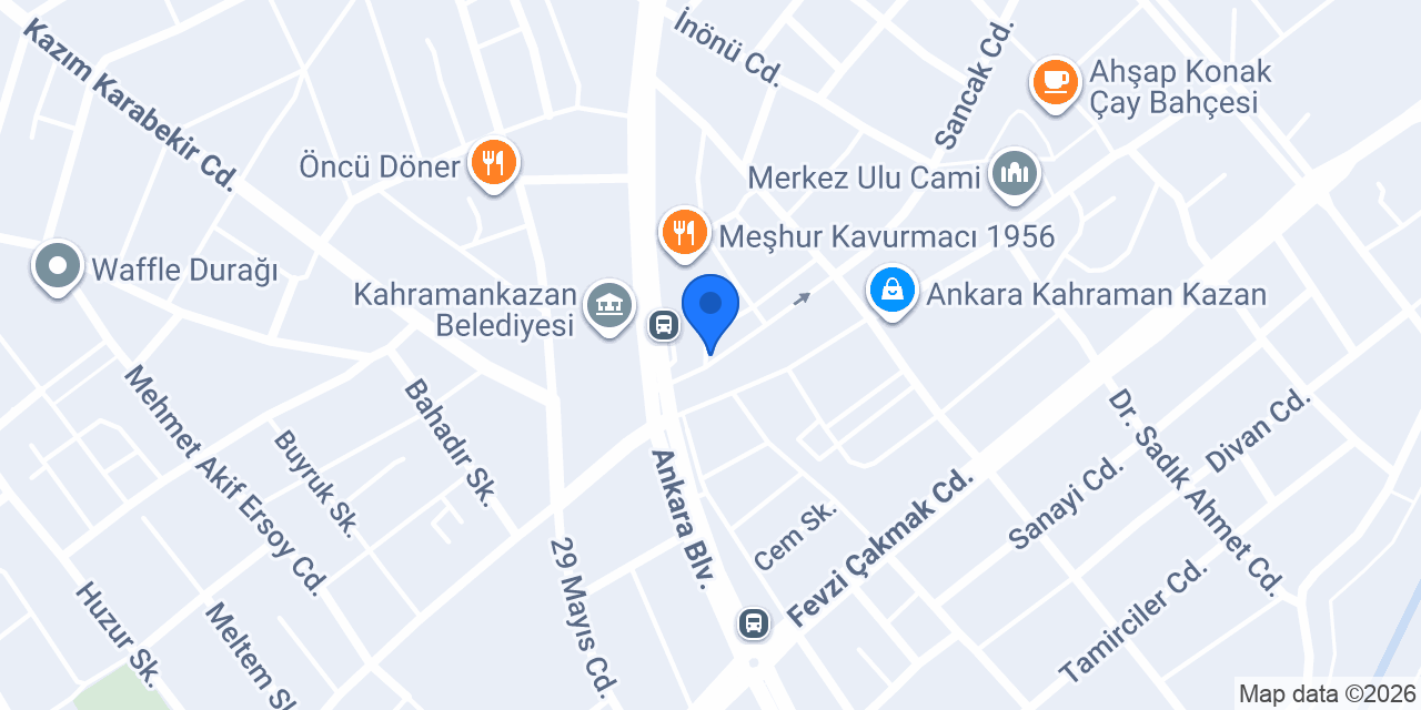 Avukat Abdullah Efdal TİRYAKİ konumu
