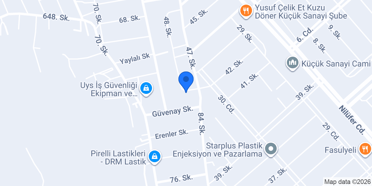 Özduran Kaynak Teknolojileri konumu