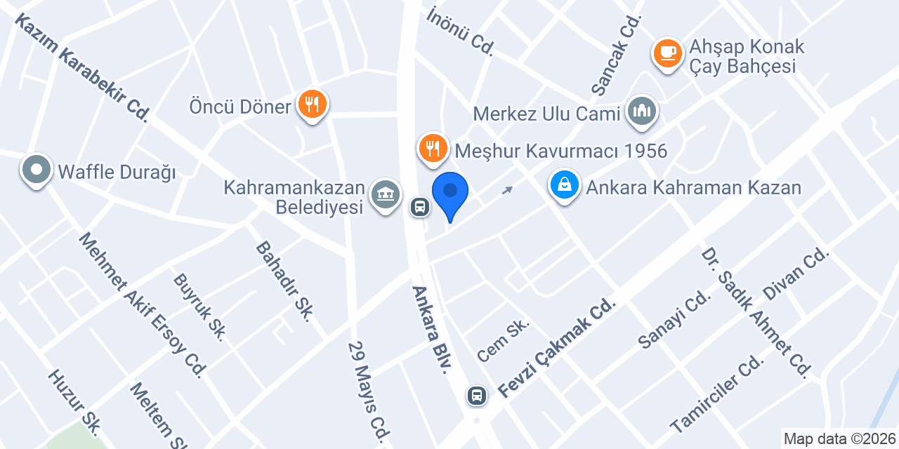 Mega Erkek Kuaförü konumu