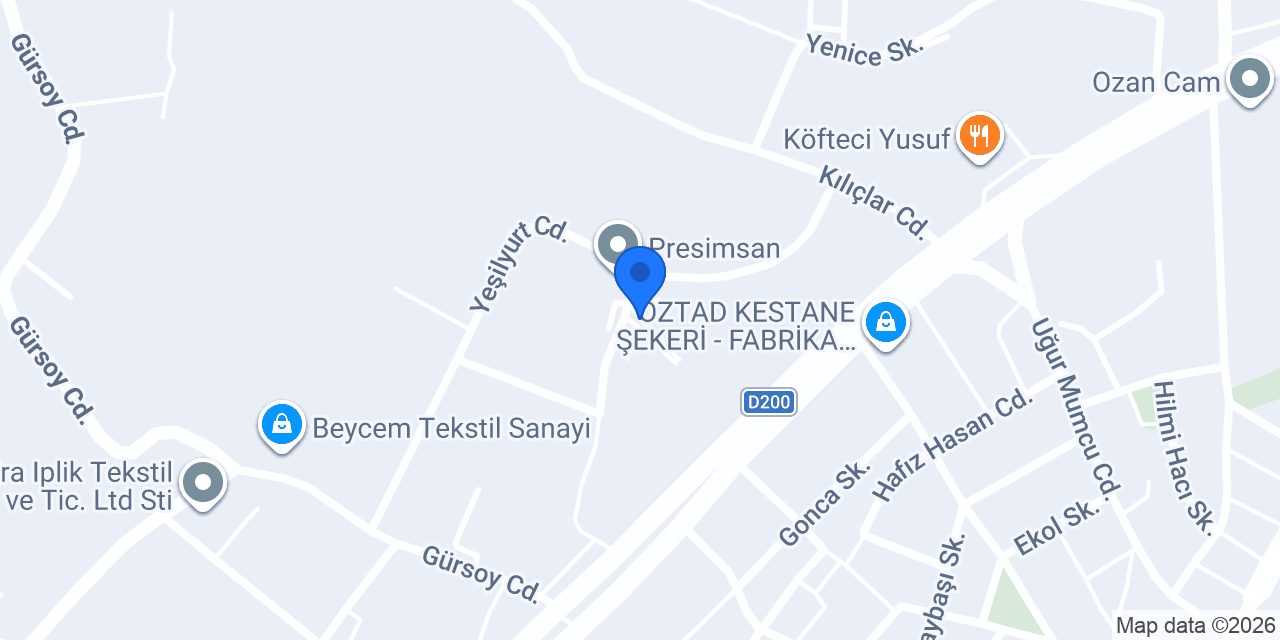 Asy Tekstil konumu