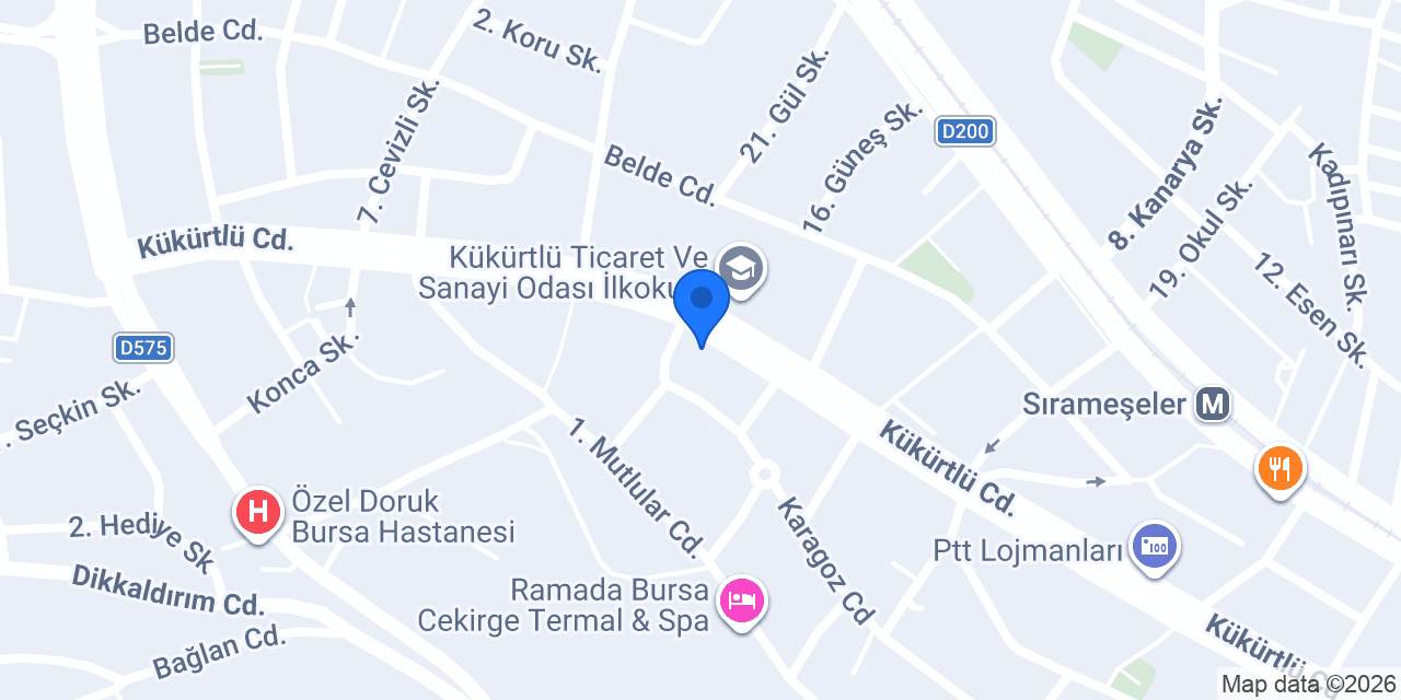 CÖMERT ECZANESİ konumu