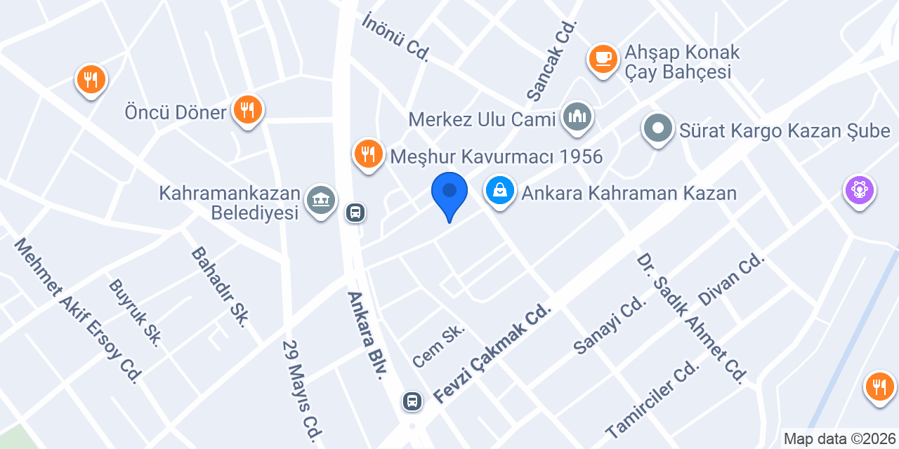 19 PIDE KEBAP USTANIN YERI konumu