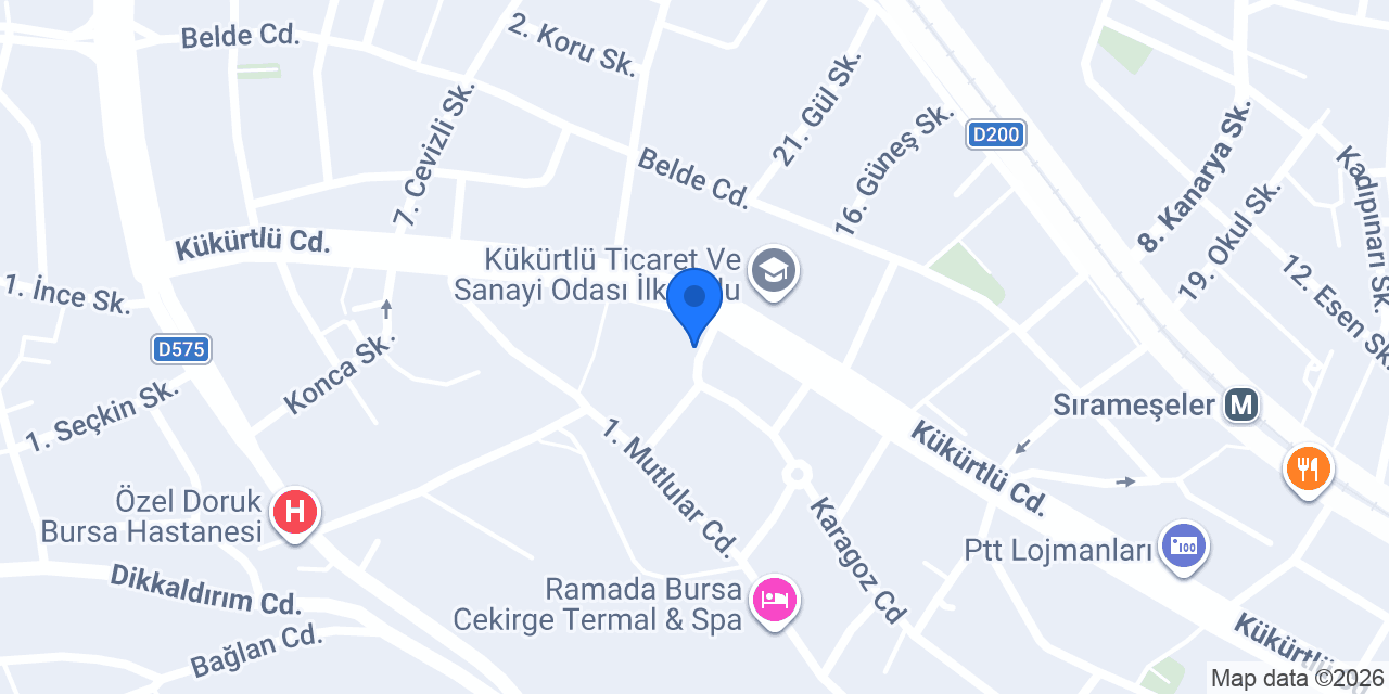 Eczane Demirdeşen konumu