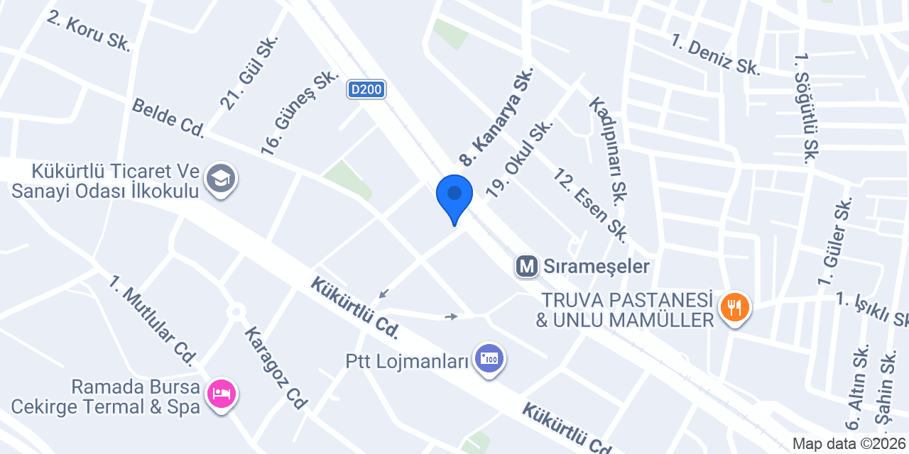 Koru Proje İnşaat konumu