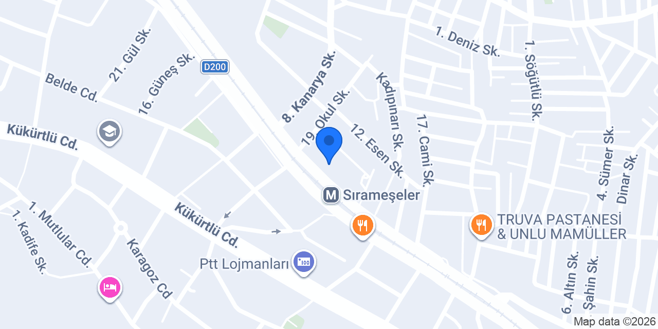 TAN YATAK SIRAMEŞELER konumu