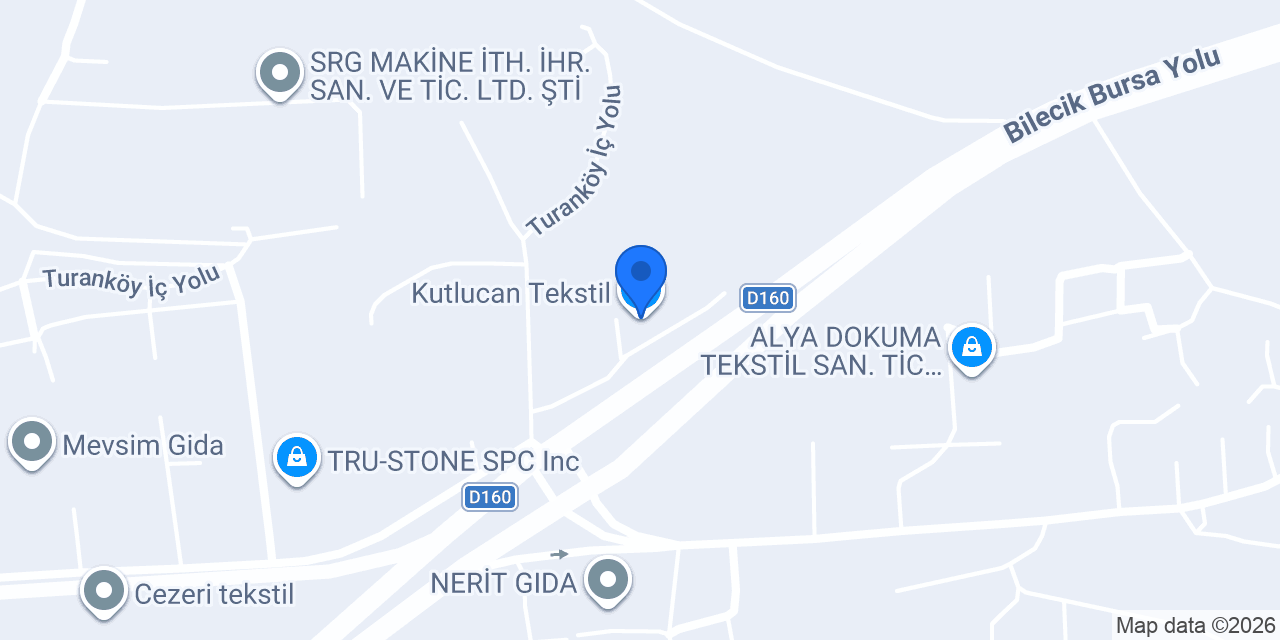 Kutlucan Tekstil konumu