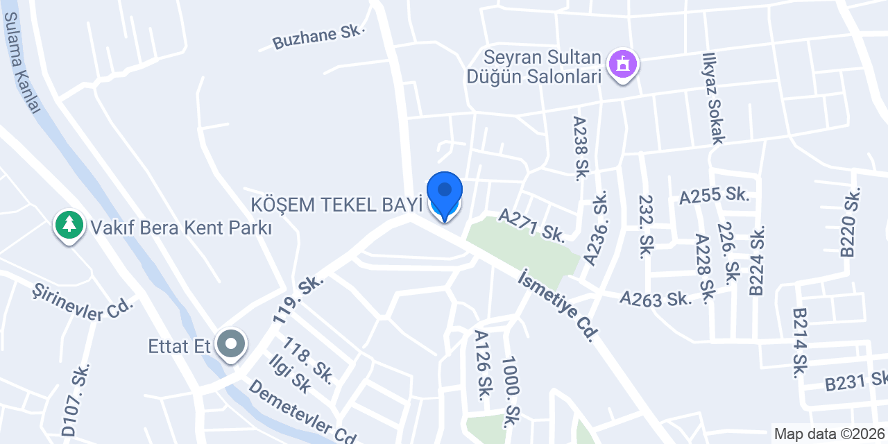 KÖŞEM TEKEL BAYİ konumu