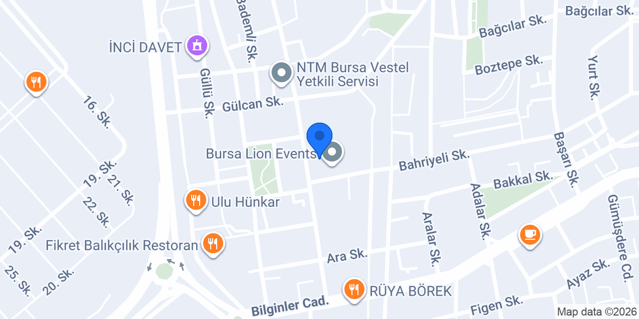 Bursa Siirtliler Derneği Busider konumu
