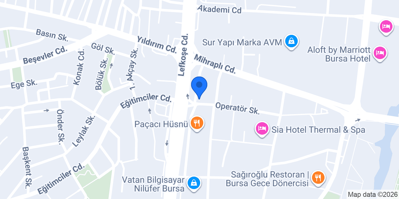 BURSA ÇELİK SİGORTA ARACILIK HİZ A.Ş. konumu