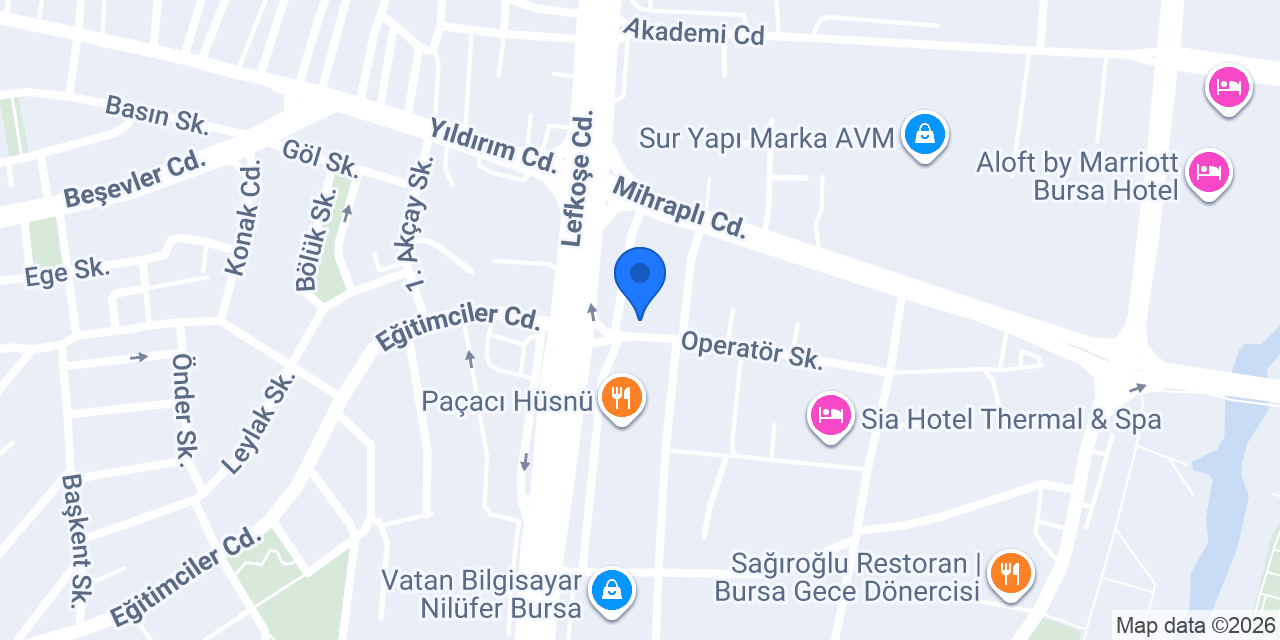 Ser-Ay Sigorta Aracılık Hizmetleri Ltd. Şti. konumu