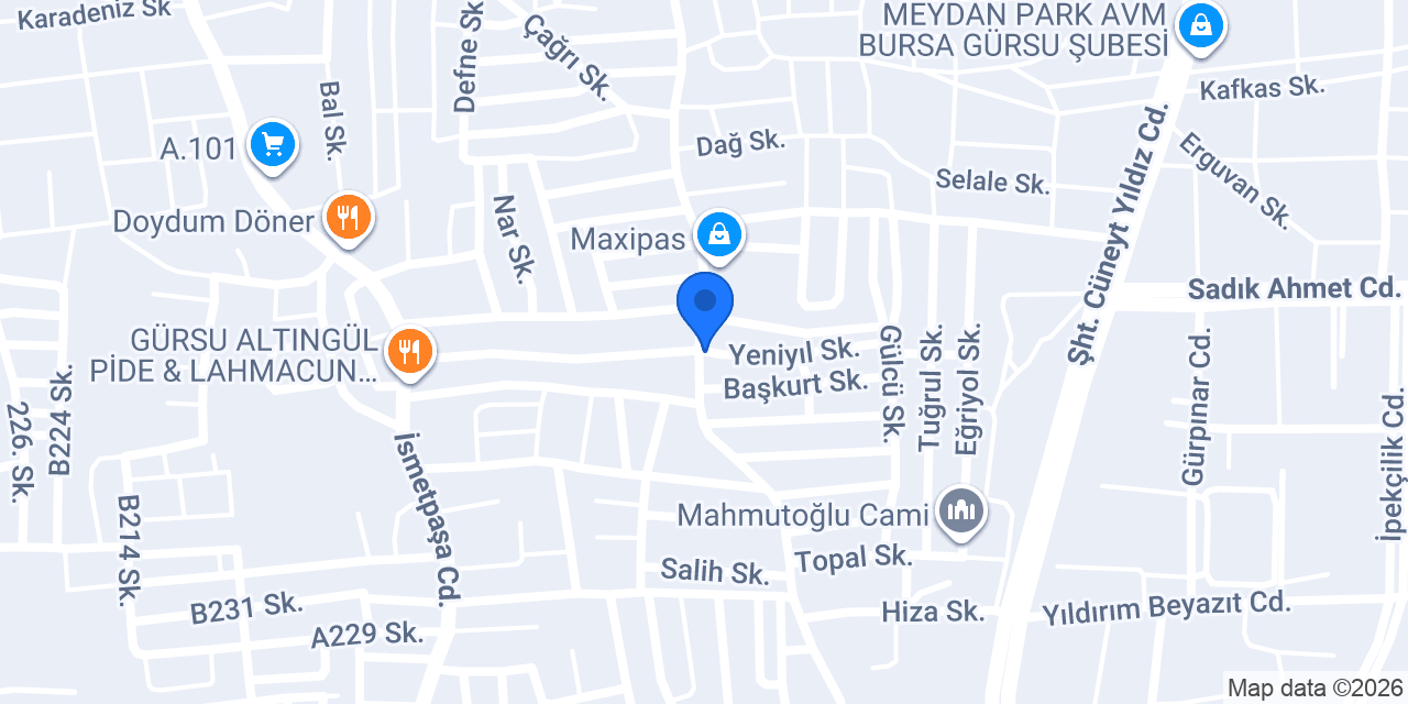 Moda Aşan konumu