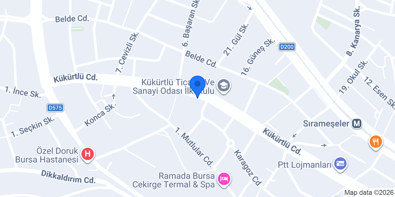 Bursa İşkembe konumu