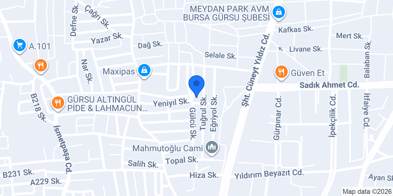 PRESTİJ TEMİZLİK konumu
