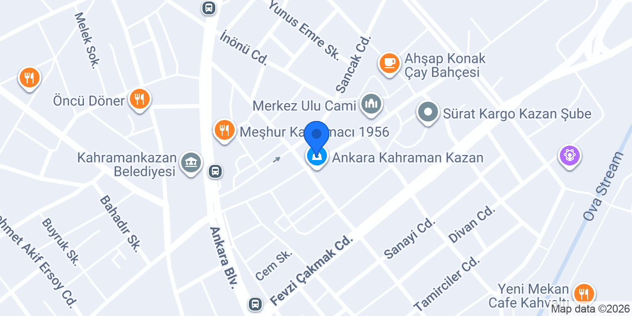 HATAY DAMAK TADIM DÖNER konumu