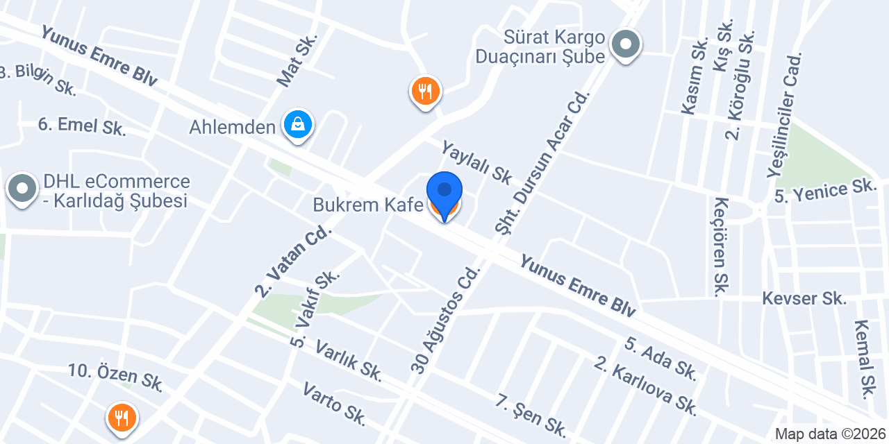 Bukrem Kafe konumu