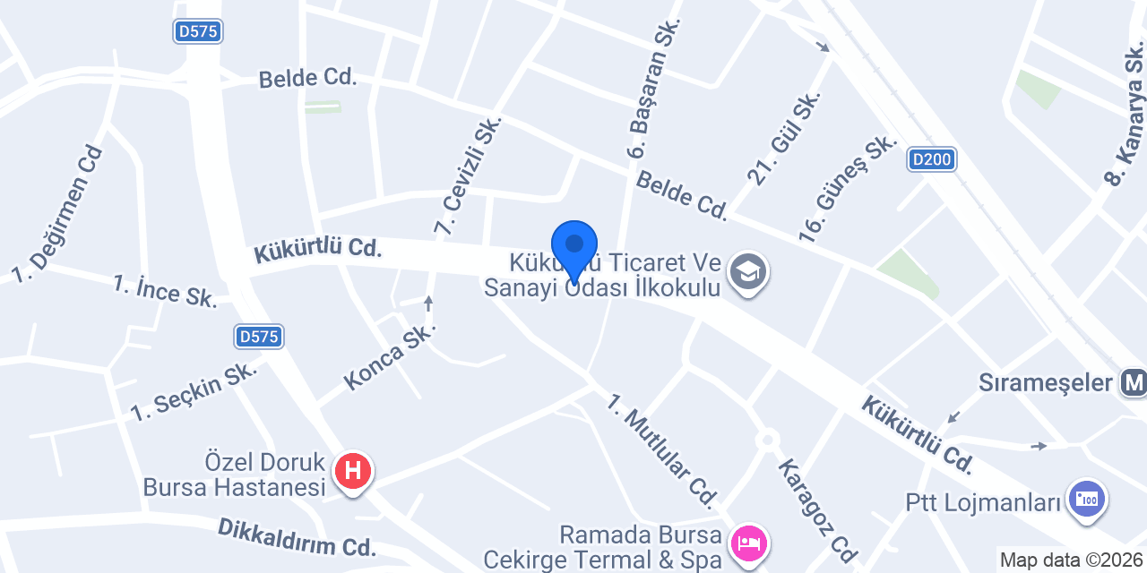 Uçak Bileti Satış Ofisi konumu