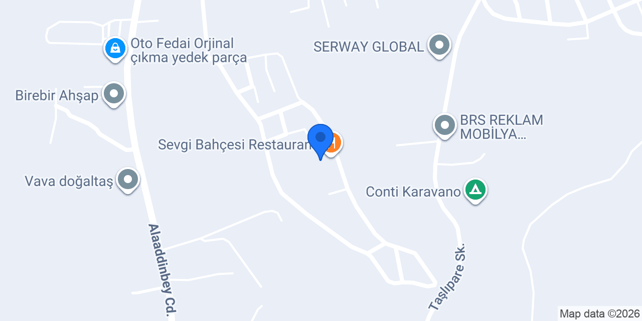 Sevgi Bahçesi Restaurant konumu