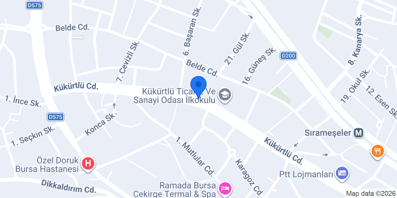 Mavi Ladin Eczanesi konumu