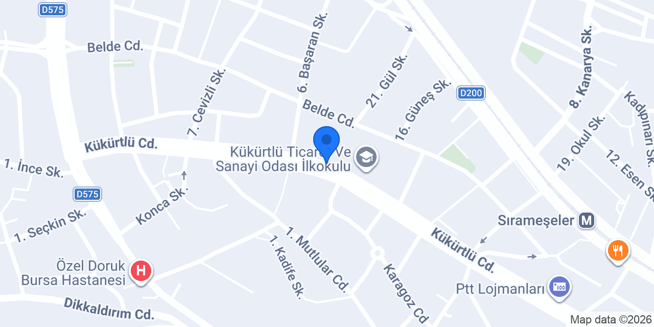 Ahser Turizm konumu