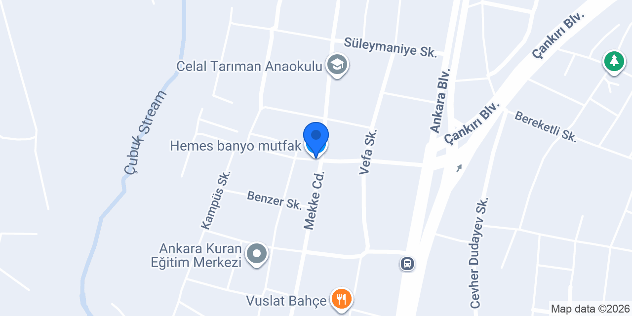 Hemes banyo mutfak konumu