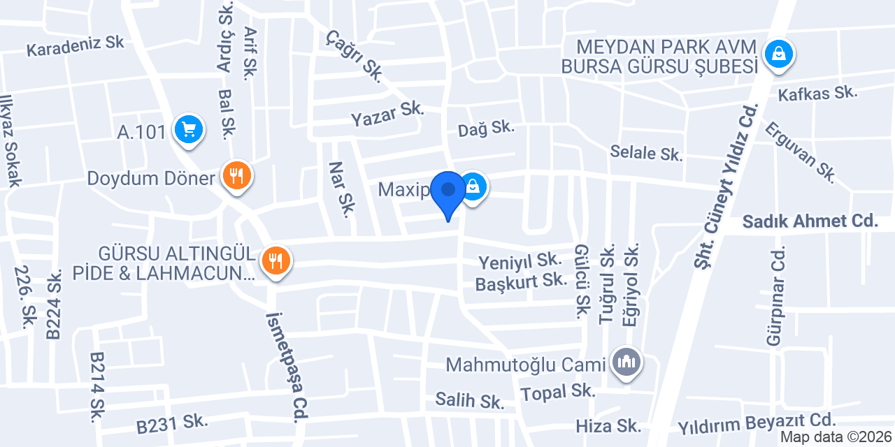 Altınışık kuyumculuk konumu