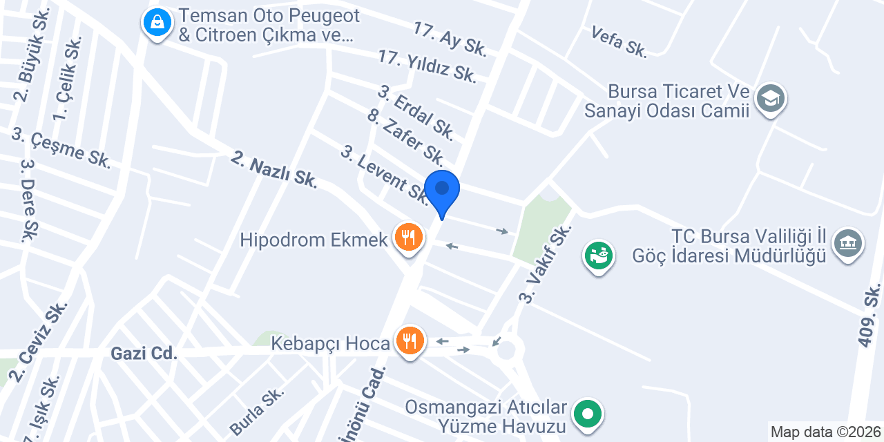 Meşhur Hipodrom Tavukçusu konumu