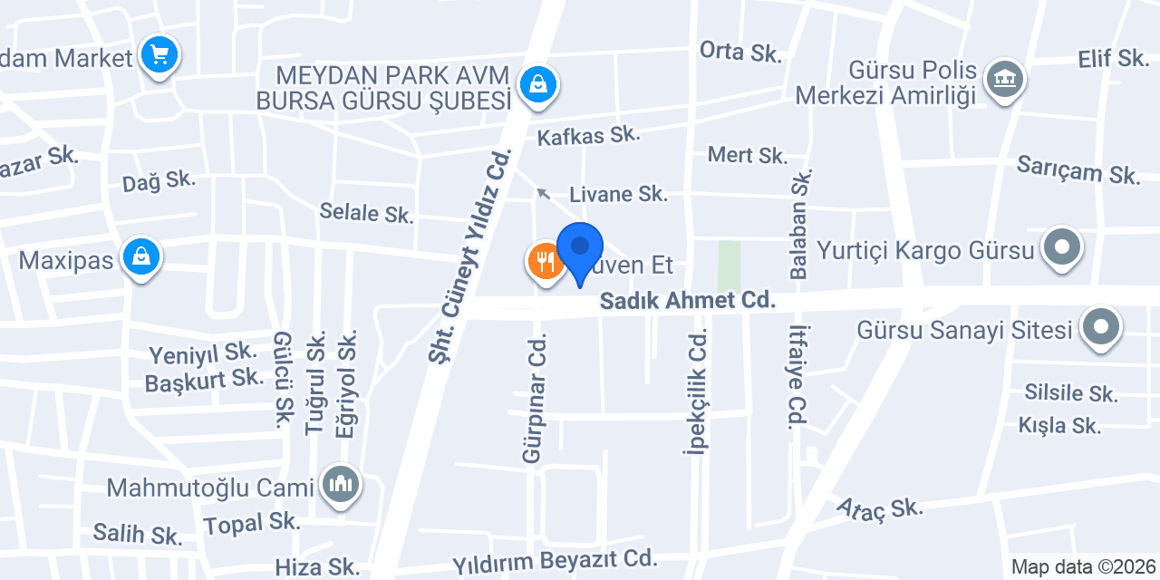 YAK FAR OTOMOTİV konumu