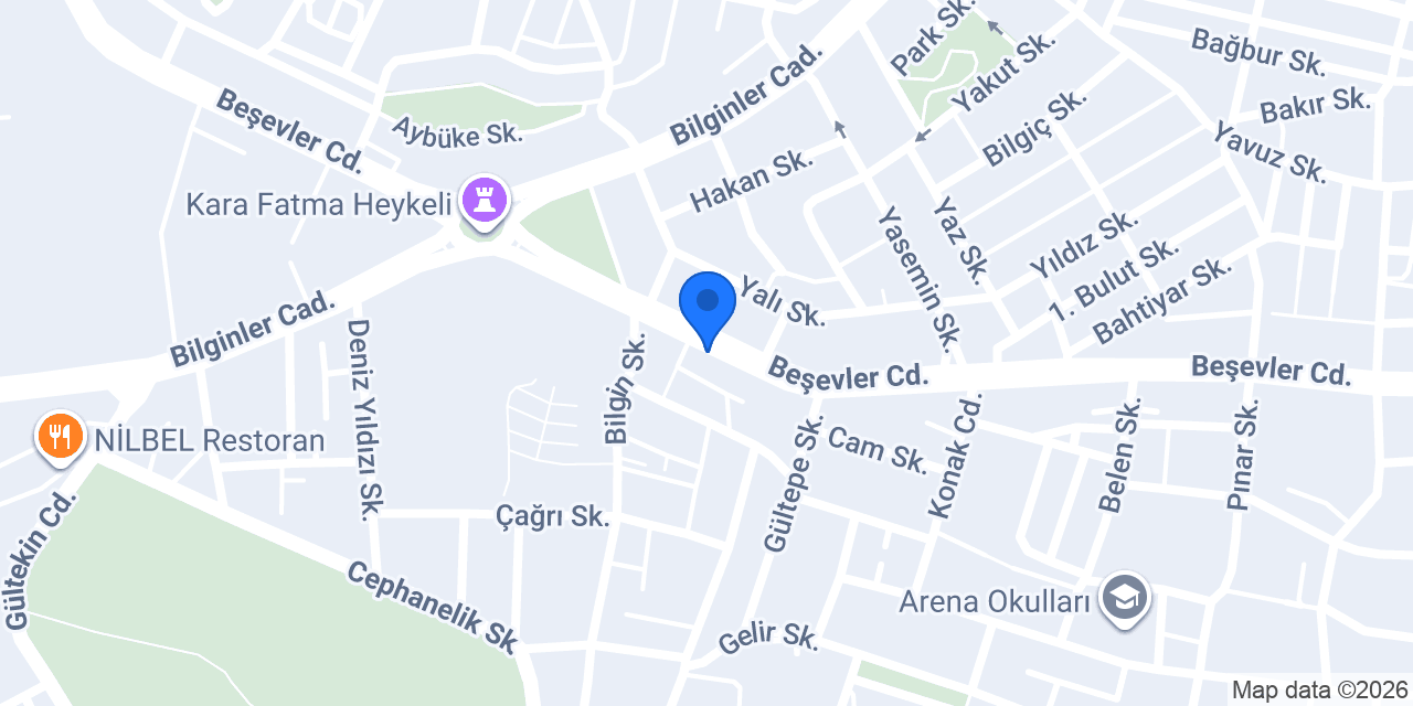 Cunda Eklercisi Beşevler konumu