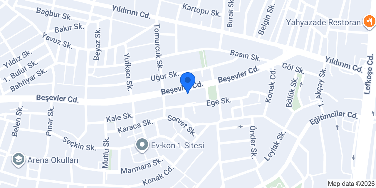 Ptt Konak Şubesi konumu