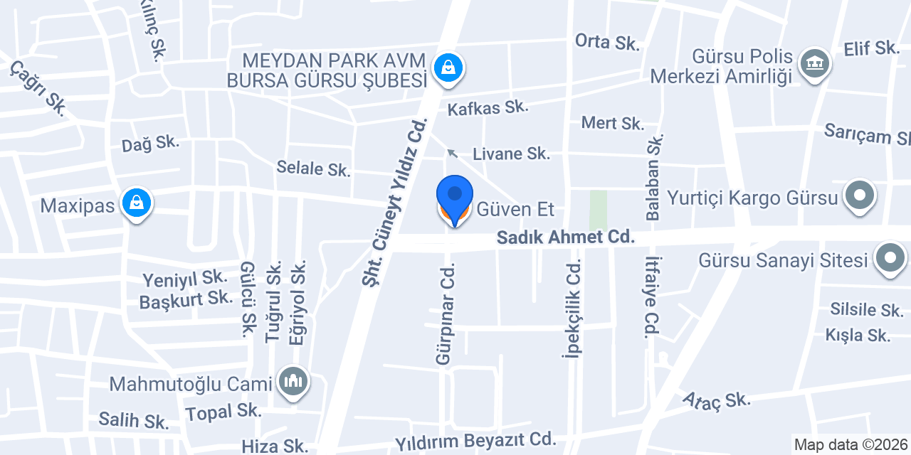 Güven Et konumu