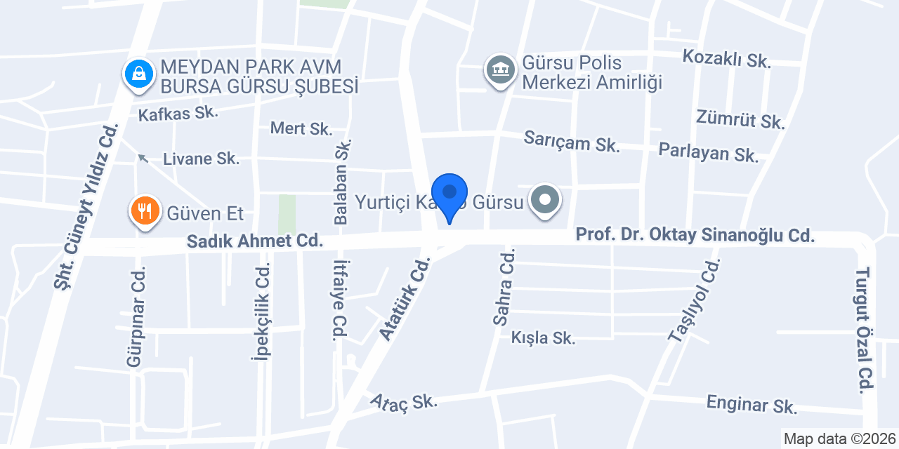 GÜVEN TRAKTÖR konumu