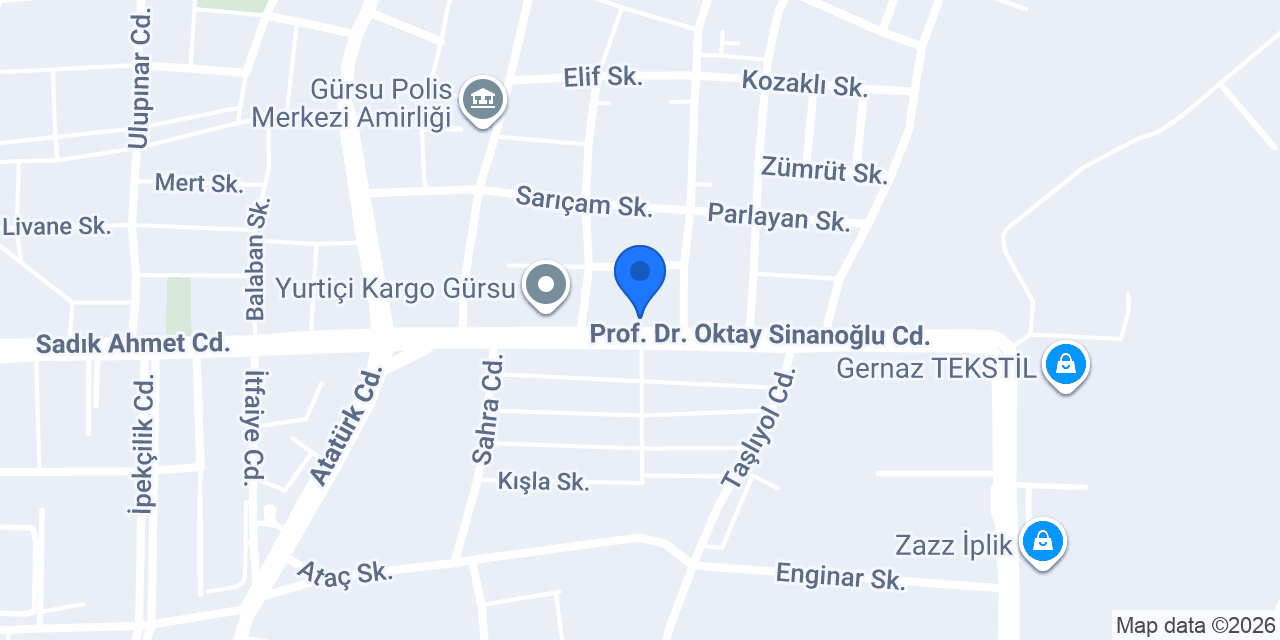 BK Jant ve Lastik konumu