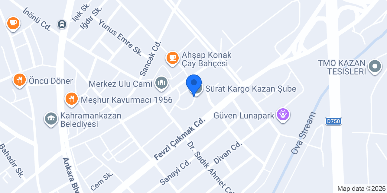 Kahramankazan Belediyesi Erkek Öğrenci Yurdu konumu