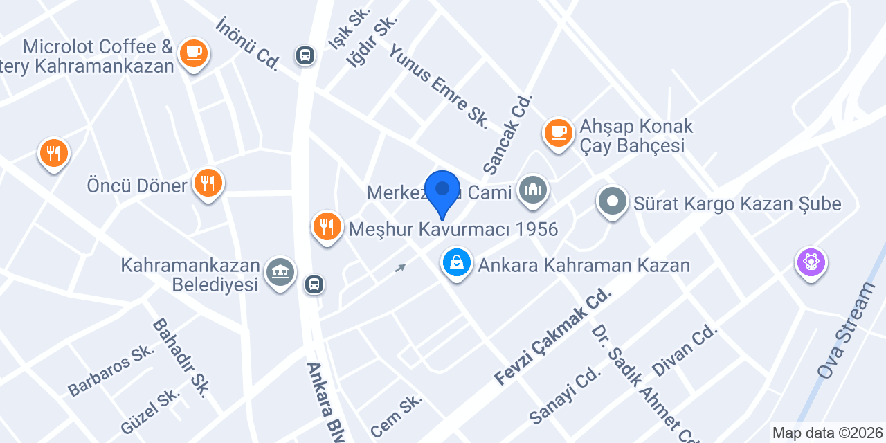 Ankara Yapı Market konumu