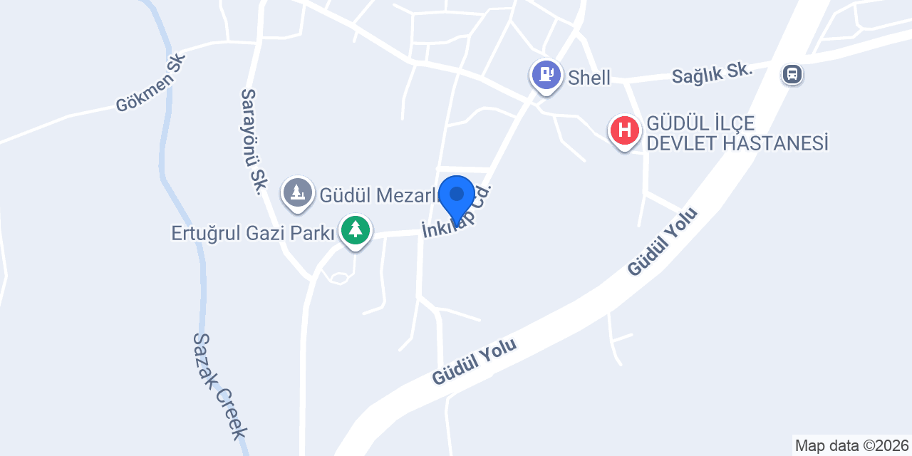 Güdül Ortaokulu konumu