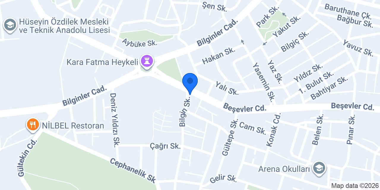 Bursa Titiz Temizlik konumu