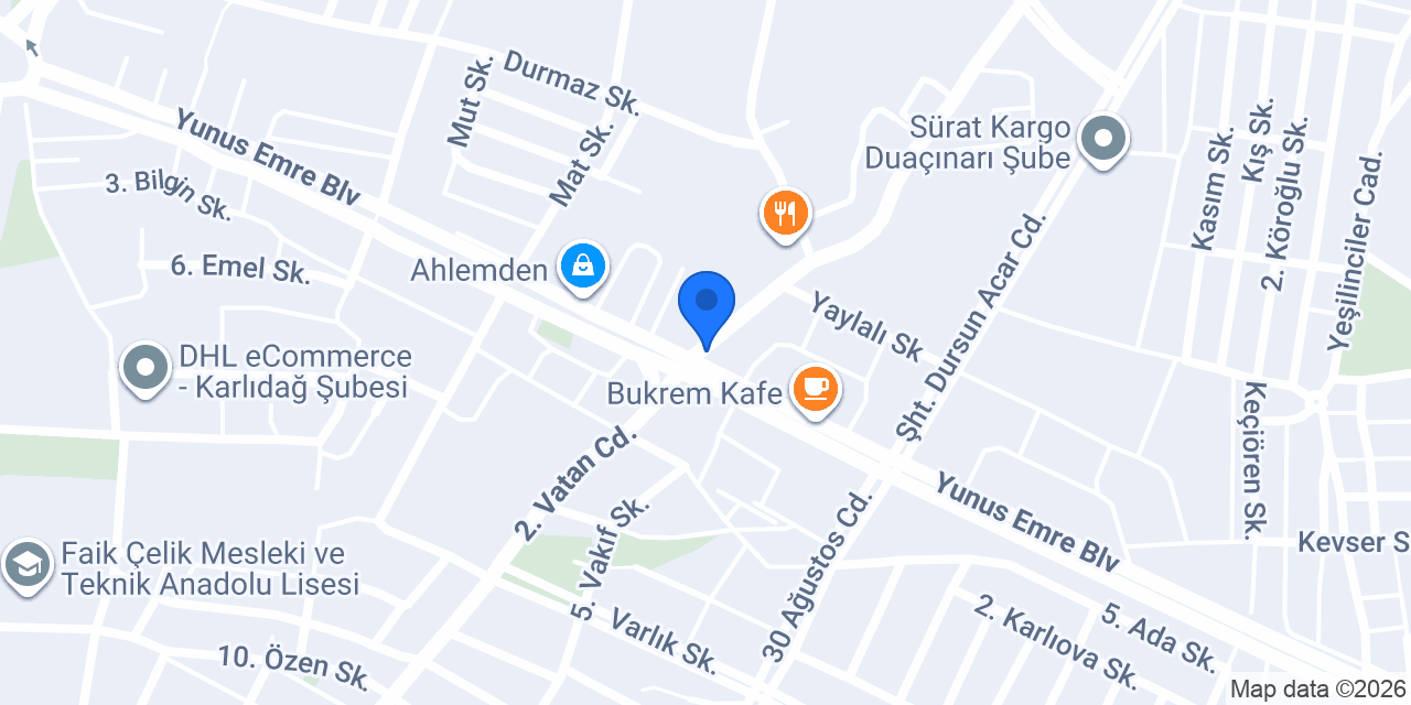 Ekol çiçek konumu